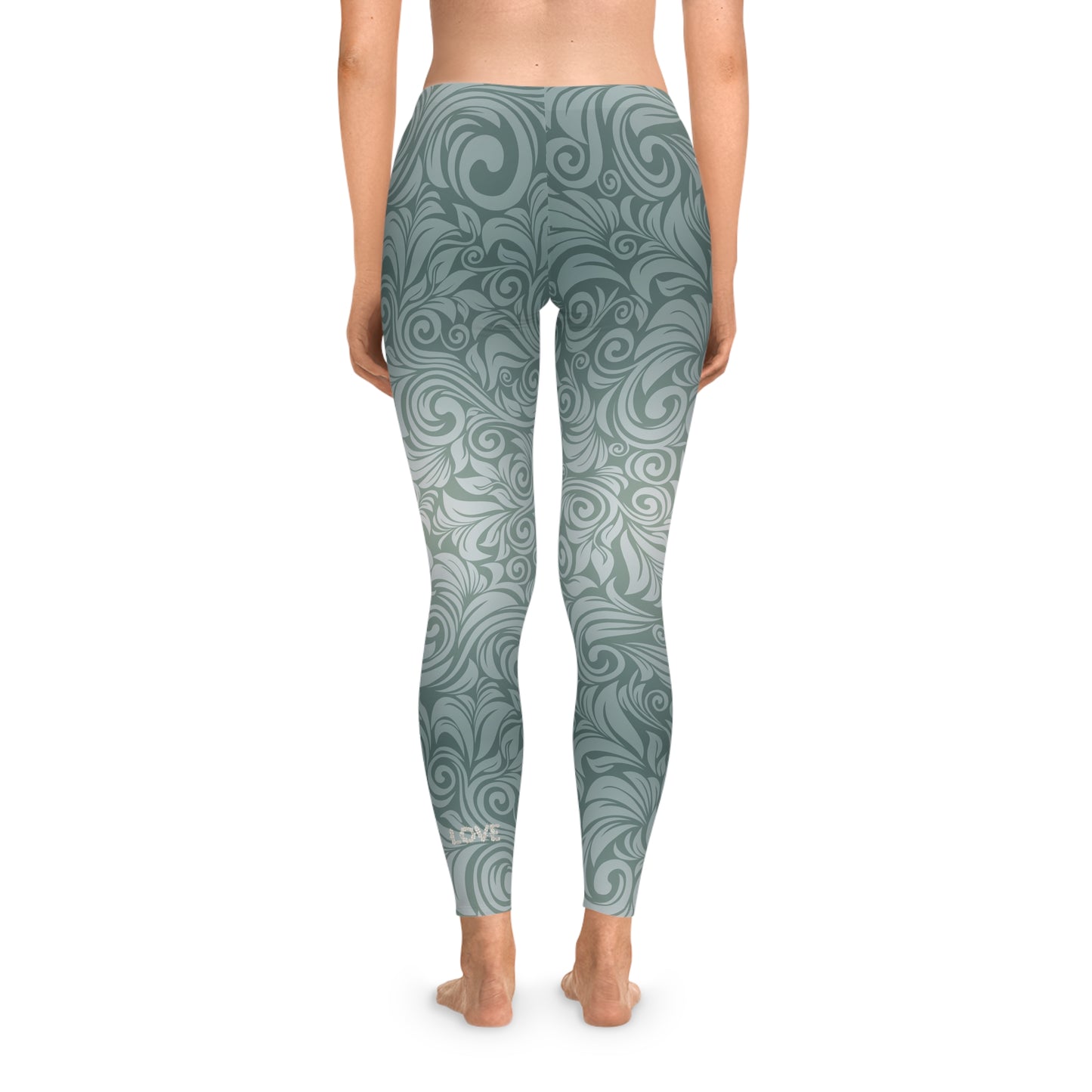 Floral Swirl Stretchy Leggings