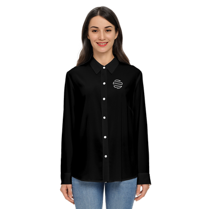 ORIGINAL ERA Women's "PINK MOON" Classic Long Sleeve Button-Up Shirt