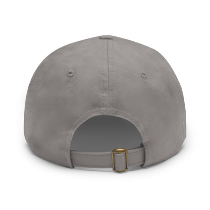 Set For Sail Leather Patch Dad Hat — Nautical Baseball Cap