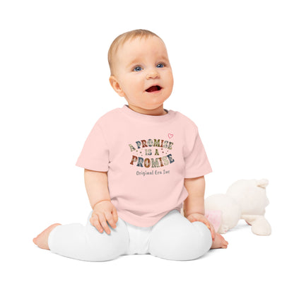 Baby T-Shirt — "A Promise Is A Promise" Vintage Logo Infant Tee