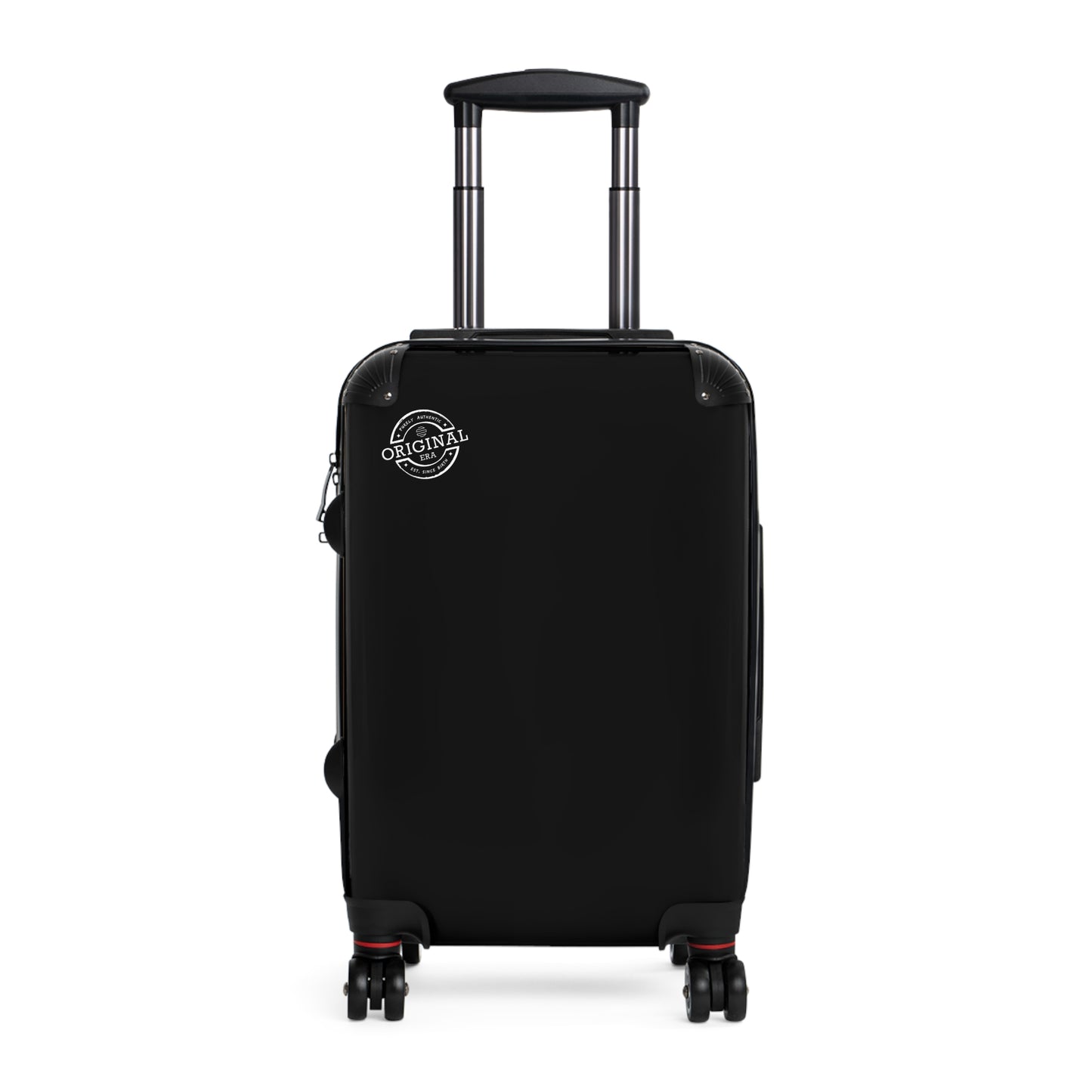 Classic Black Carry-On Suitcase – Lightweight Hardshell Travel Luggage with Spinner Wheels