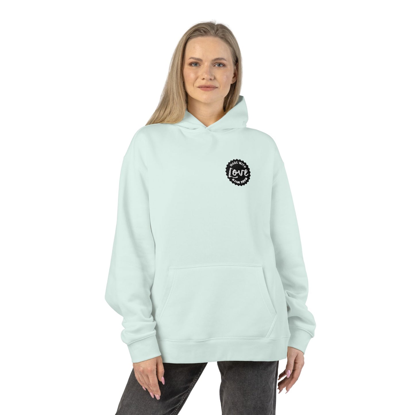 Made with Love Relaxed Hoodie — Cozy Casual Sweatshirt for Everyday Wear