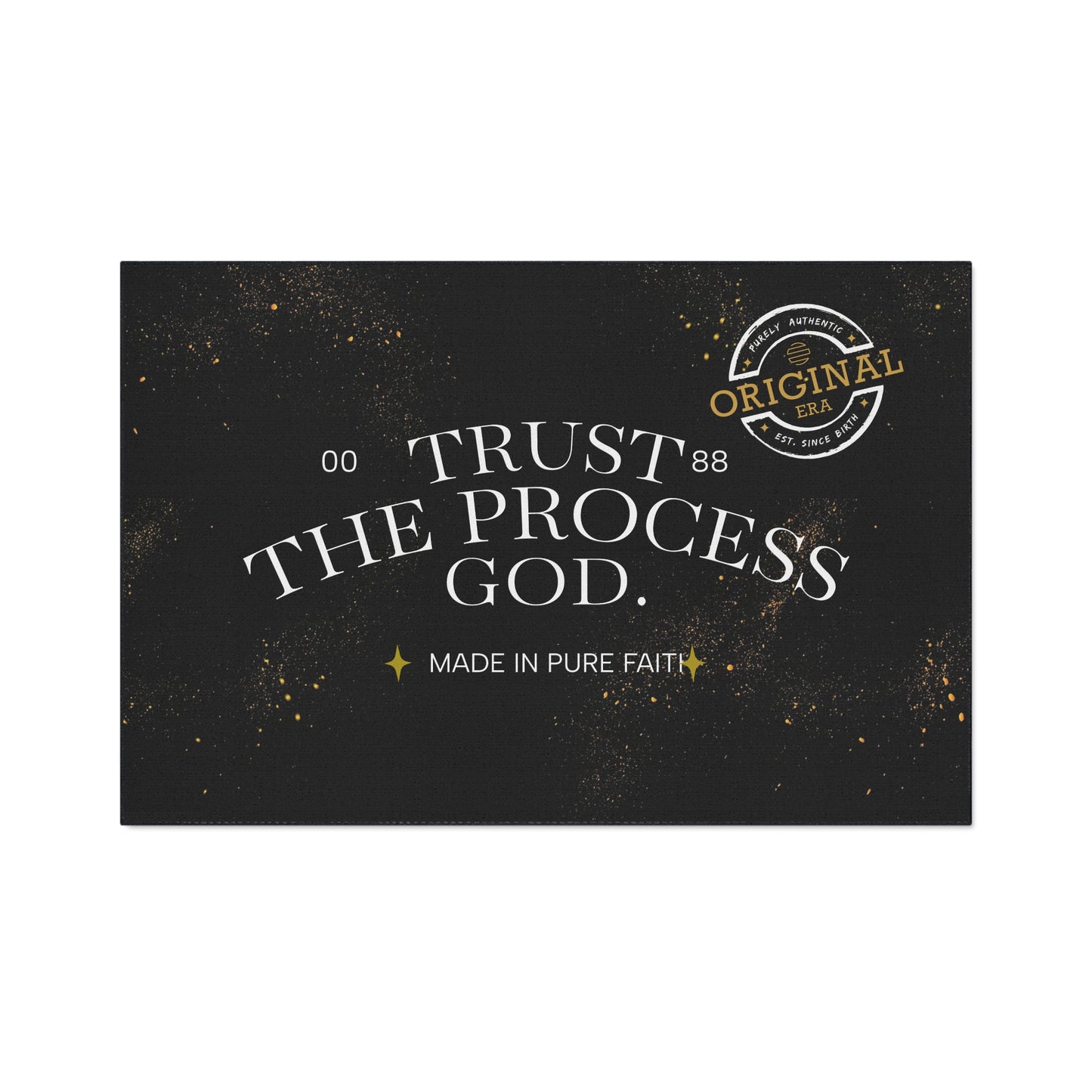 Heavy Duty Floor Mat with Inspirational Design - Trust the Process, Non-Slip Area Rug, Motivational Home Decor, Faith-Based Welcome [...]