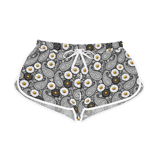 Women's Relaxed Shorts — Floral Boho Lounge & Summer Beachwear