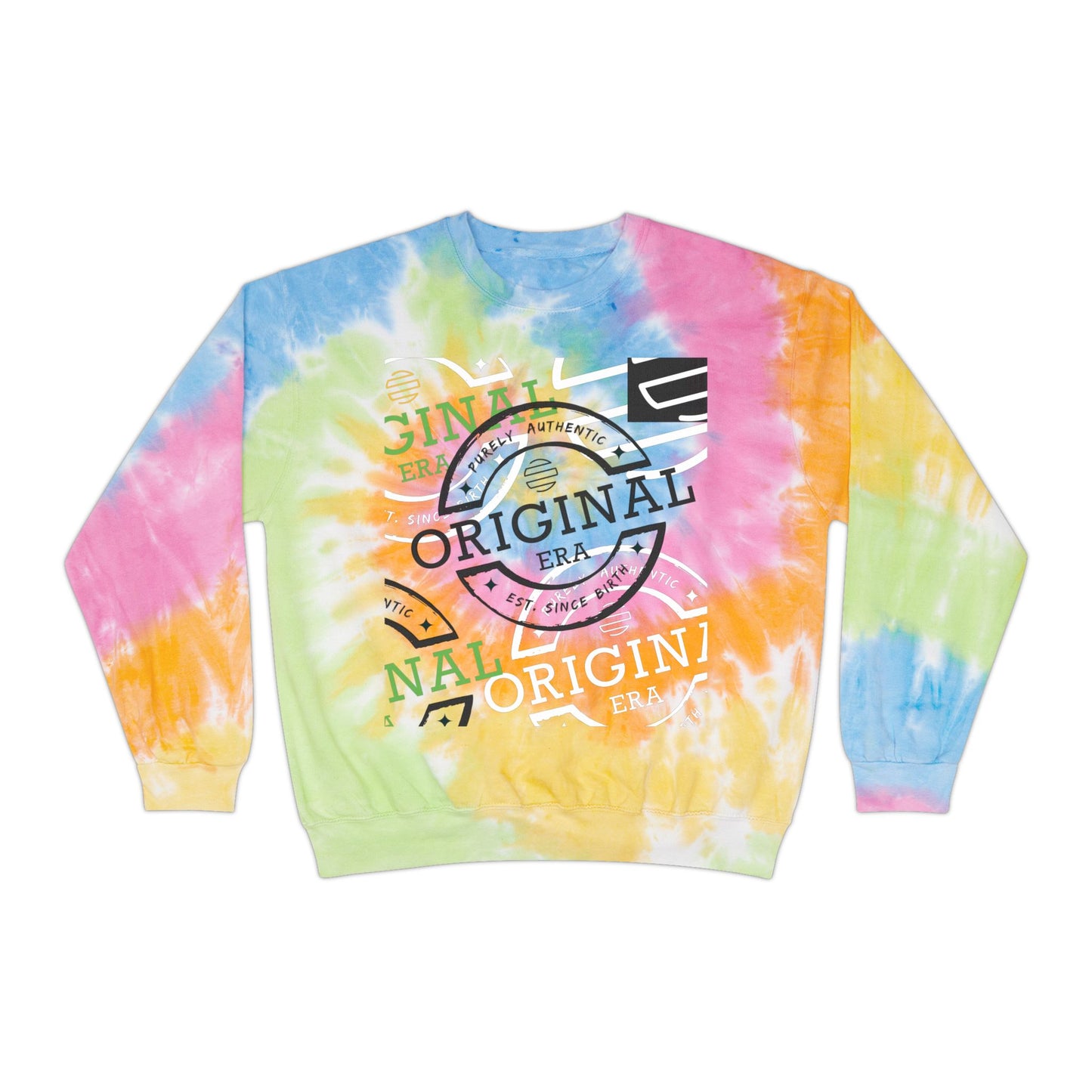 Original Era Collage Unisex Tie-Dye Sweatshirt
