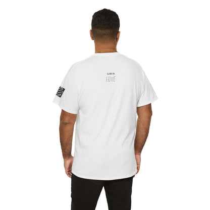 Christian Inspirational Tee, Unisex Heavy Cotton Shirt, Love and Truth Graphic T-Shirt, Faith-Based Apparel