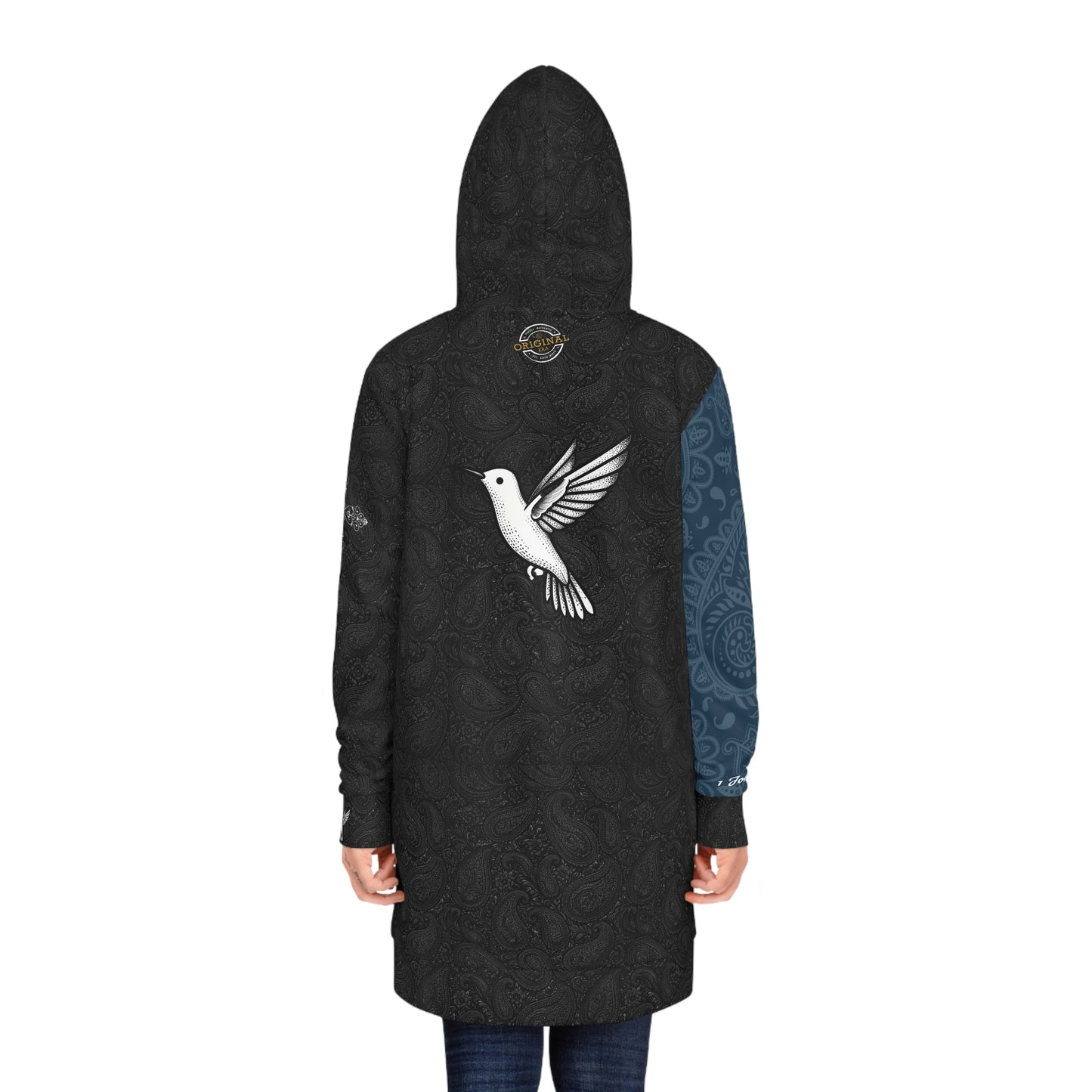 Hoodie Dress — 'True Love' Dove Graphic Cozy Pullover