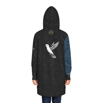 Hoodie Dress — 'True Love' Dove Graphic Cozy Pullover
