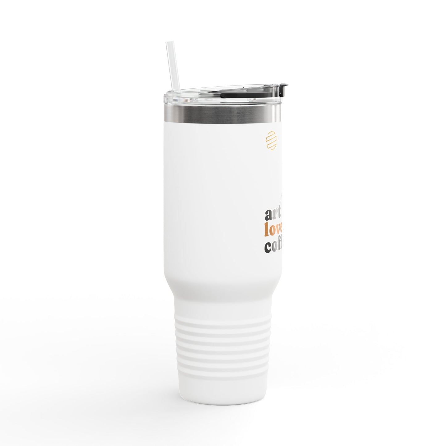 40oz Insulated Travel Mug – Art Love Coffee Thermal Tumbler