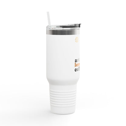 40oz Insulated Travel Mug – Art Love Coffee Thermal Tumbler