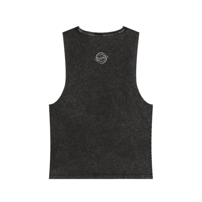 True Love Daisy Tank Top — Vintage Stonewash Graphic Tank
