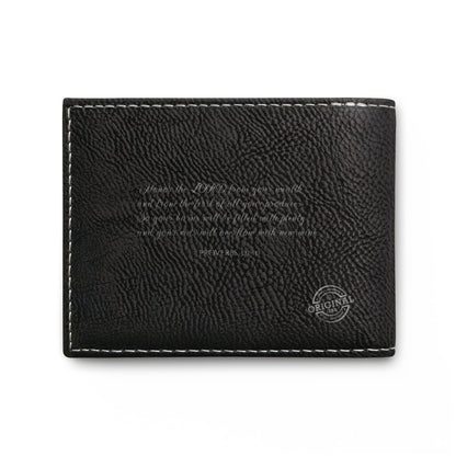 Covered Wagon Silhouette Bi-Fold Wallet