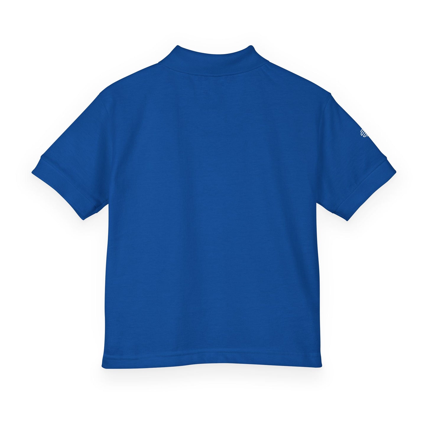 Youth Polo Shirt with 'Original' Vintage Stamp Logo — Kids School Uniform / Casual