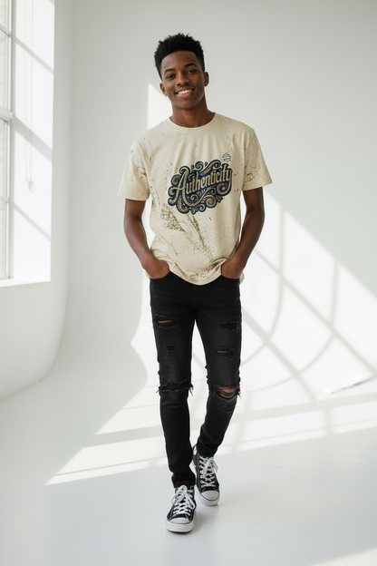 Youth 'Authenticity' Vintage Graphic T-Shirt — Original Era Retro Tee