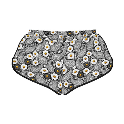 Women's Relaxed Shorts — Floral Boho Lounge & Summer Beachwear