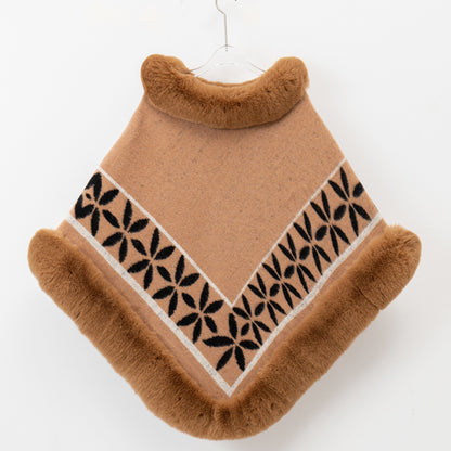 Women's Warm Knit Shawl Scarf for Autumn Winter