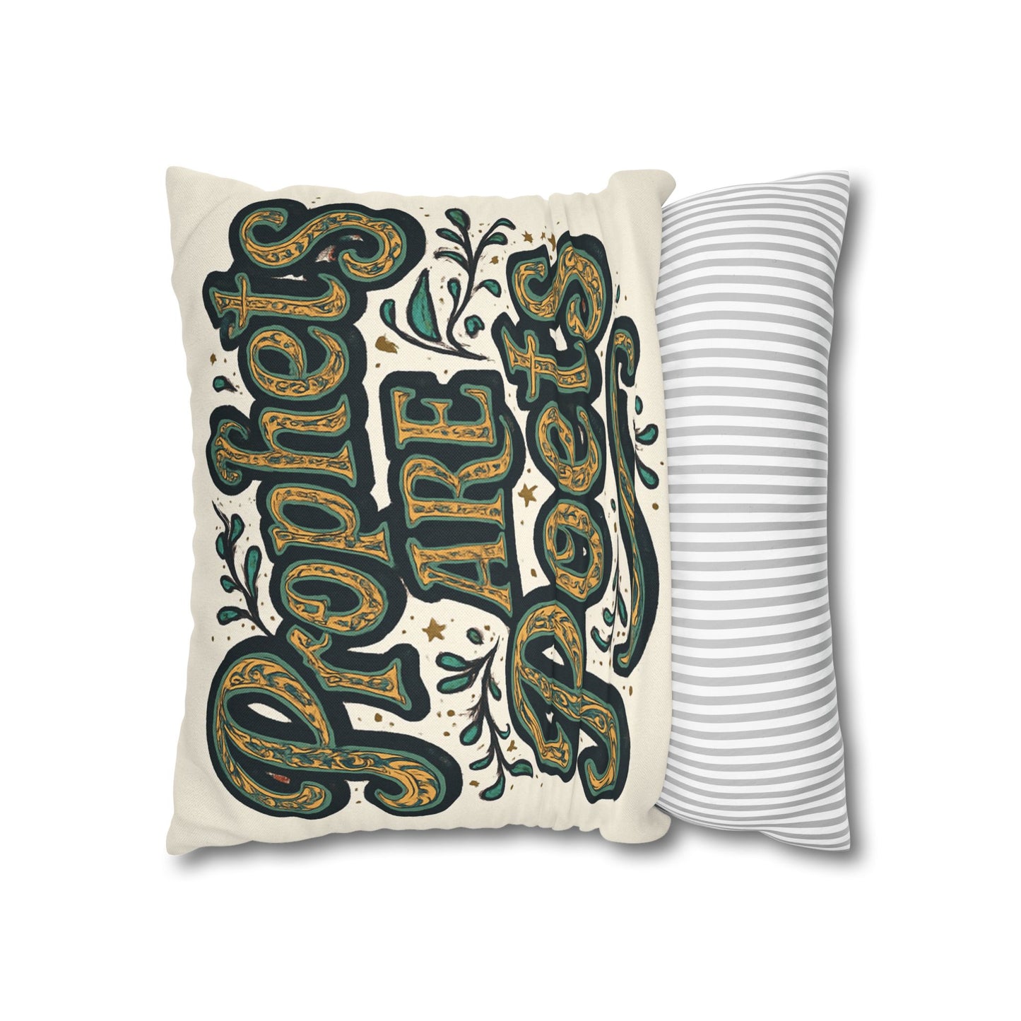 Prophets Are Poets Decorative Pillowcase — Inspirational Quote Throw Pillow