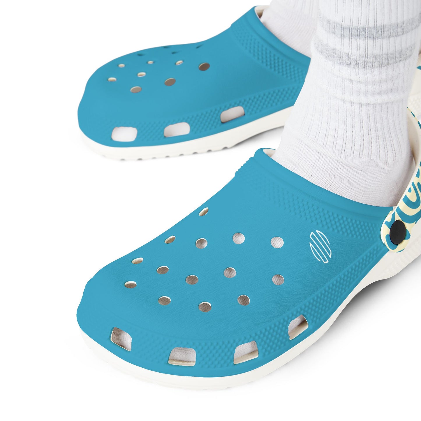 Blue EVA Foam Clogs — Lightweight Waterproof Garden & Beach Shoes