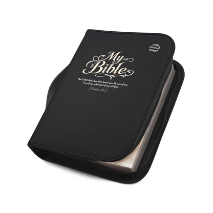 My Bible Zippered Cover — Scripture Verse Protective Case for Bible