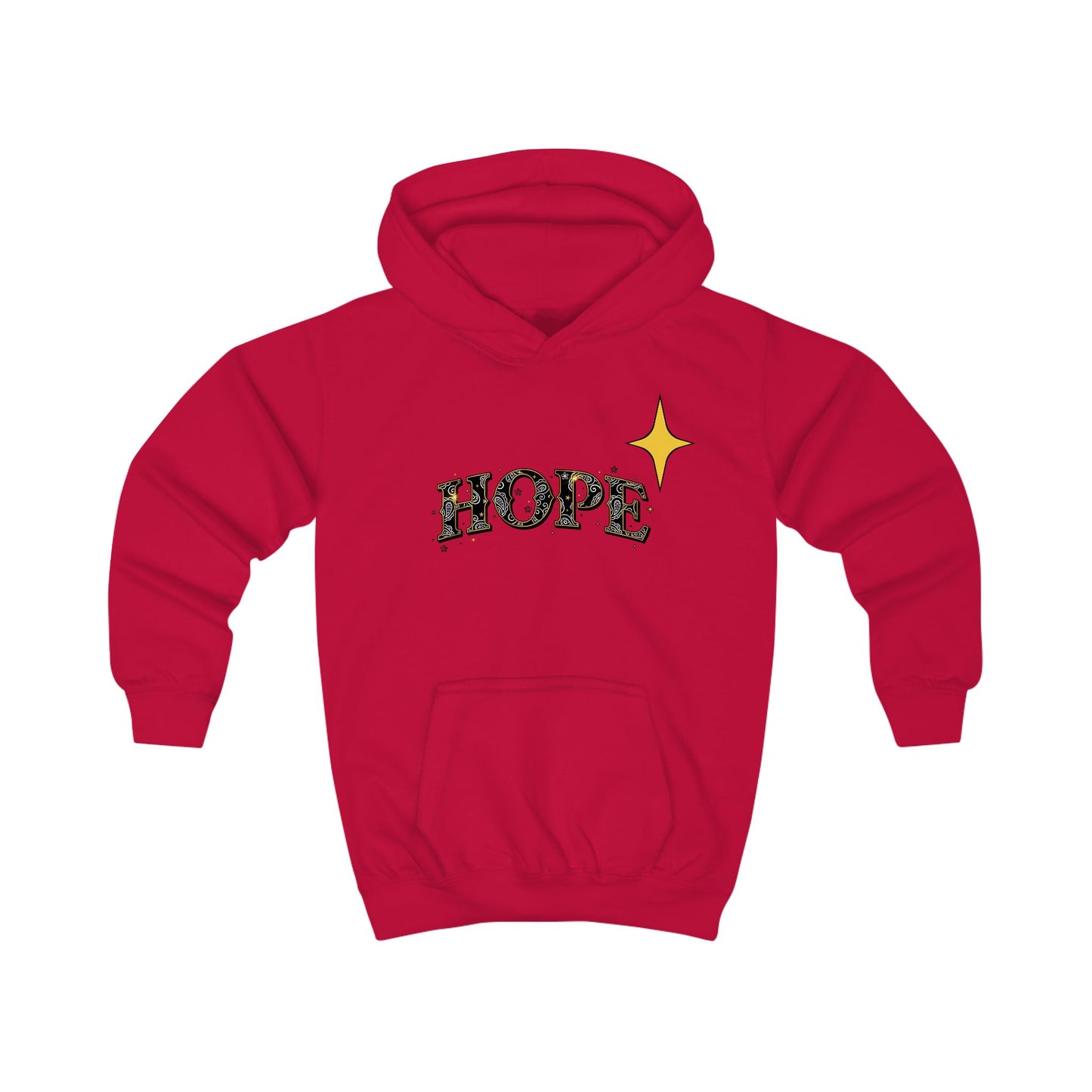 Kids Hoodie — Hope in Jesus Sunburst Christian Youth Hoodie
