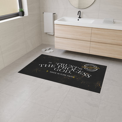 Heavy Duty Floor Mat with Inspirational Design - Trust the Process, Non-Slip Area Rug, Motivational Home Decor, Faith-Based Welcome [...]