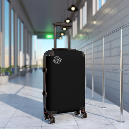 Classic Black Carry-On Suitcase – Lightweight Hardshell Travel Luggage with Spinner Wheels