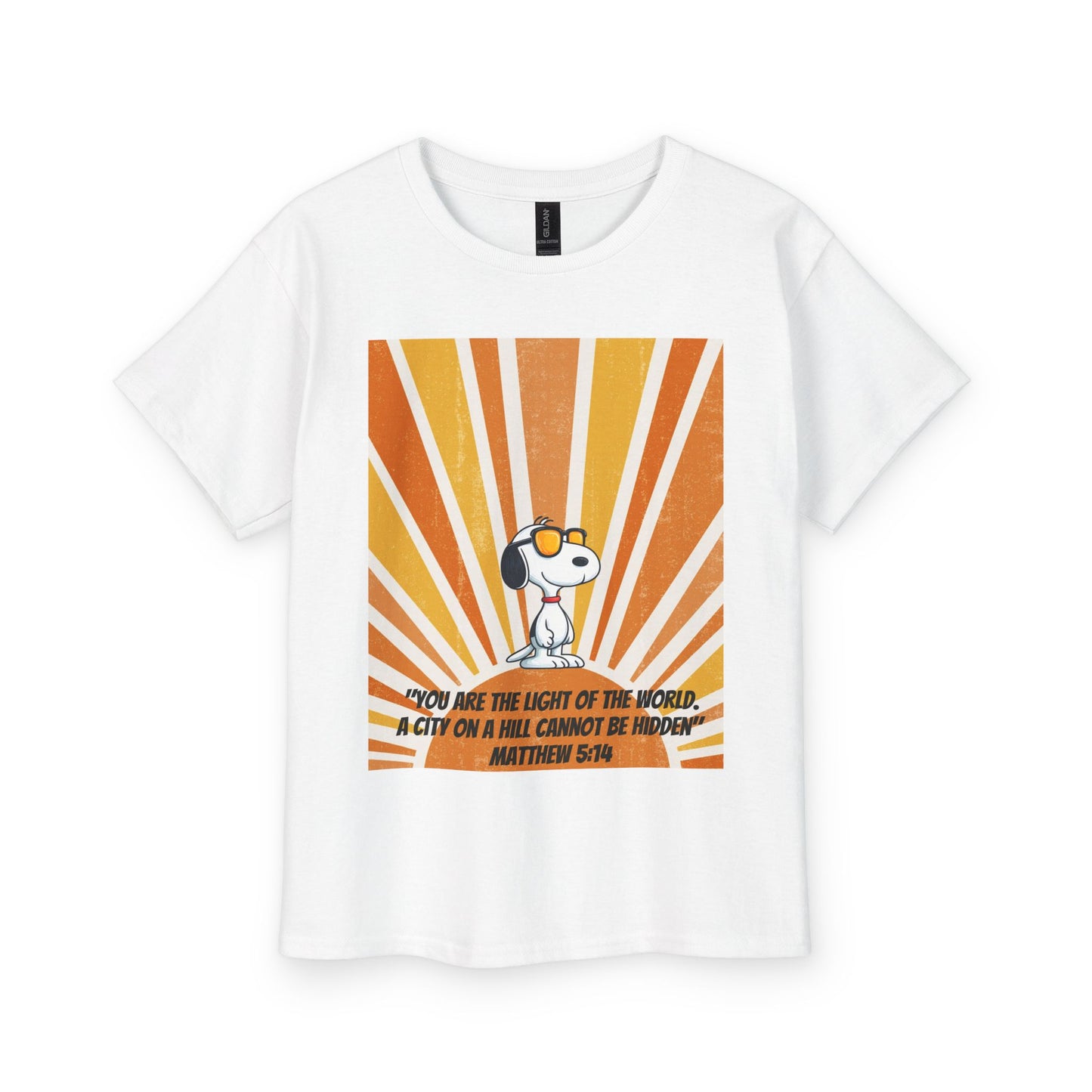 Youth Tee — Retro 'Original Era' Sunburst Design (You Are the Light)