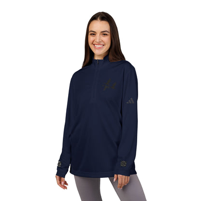 Embroidered Goose Flight Quarter-Zip Pullover