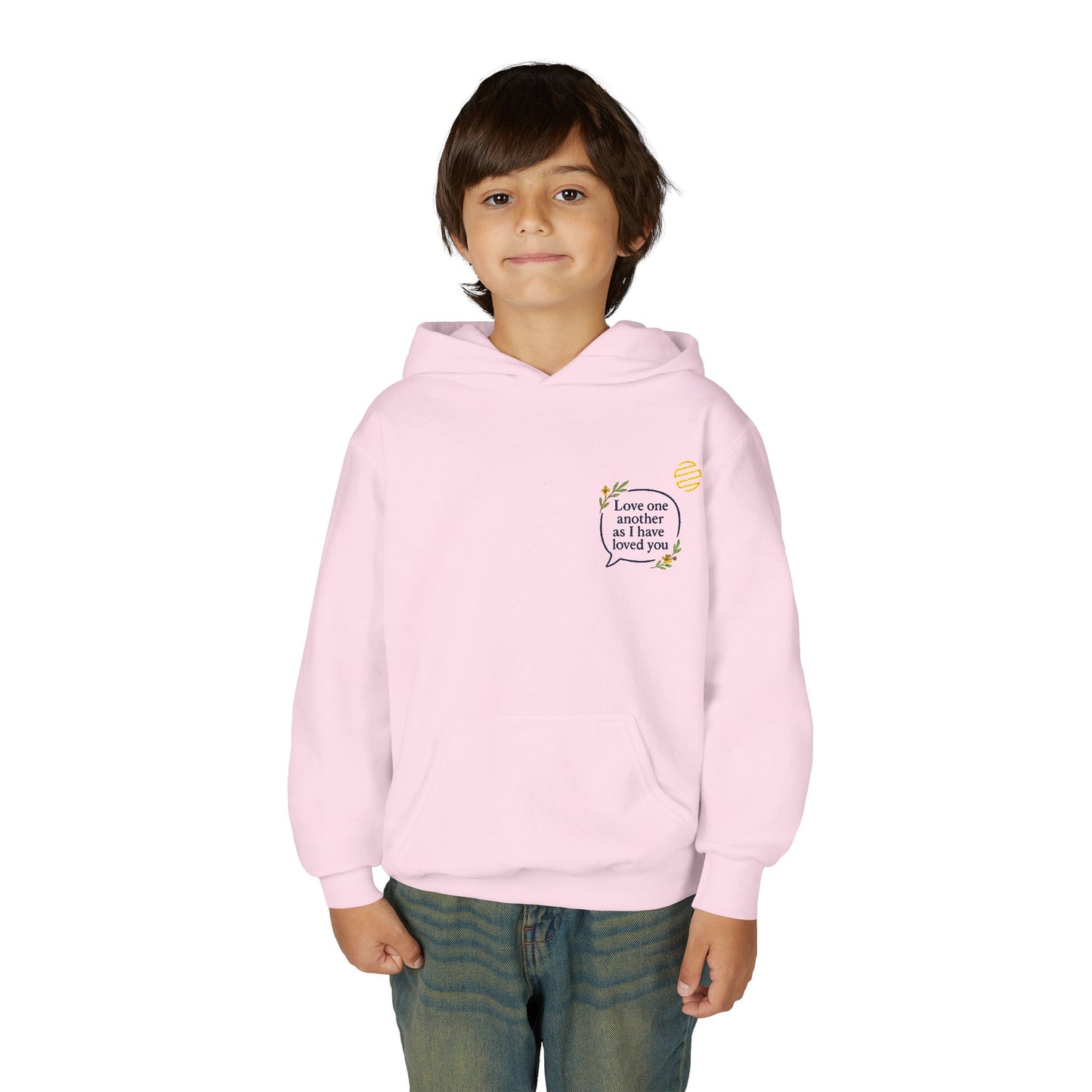 Youth Inspirational Love Quote Cozy Hoodie - Teens