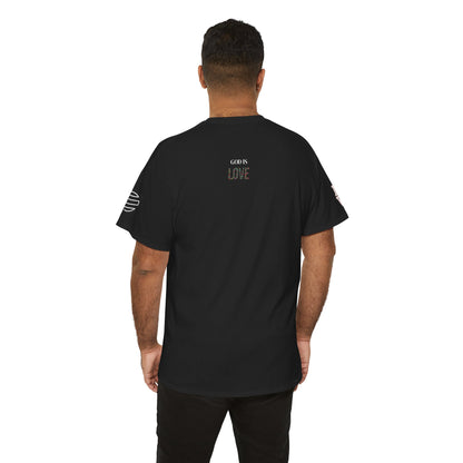Christian Inspirational Tee, Unisex Heavy Cotton Shirt, Love and Truth Graphic T-Shirt, Faith-Based Apparel