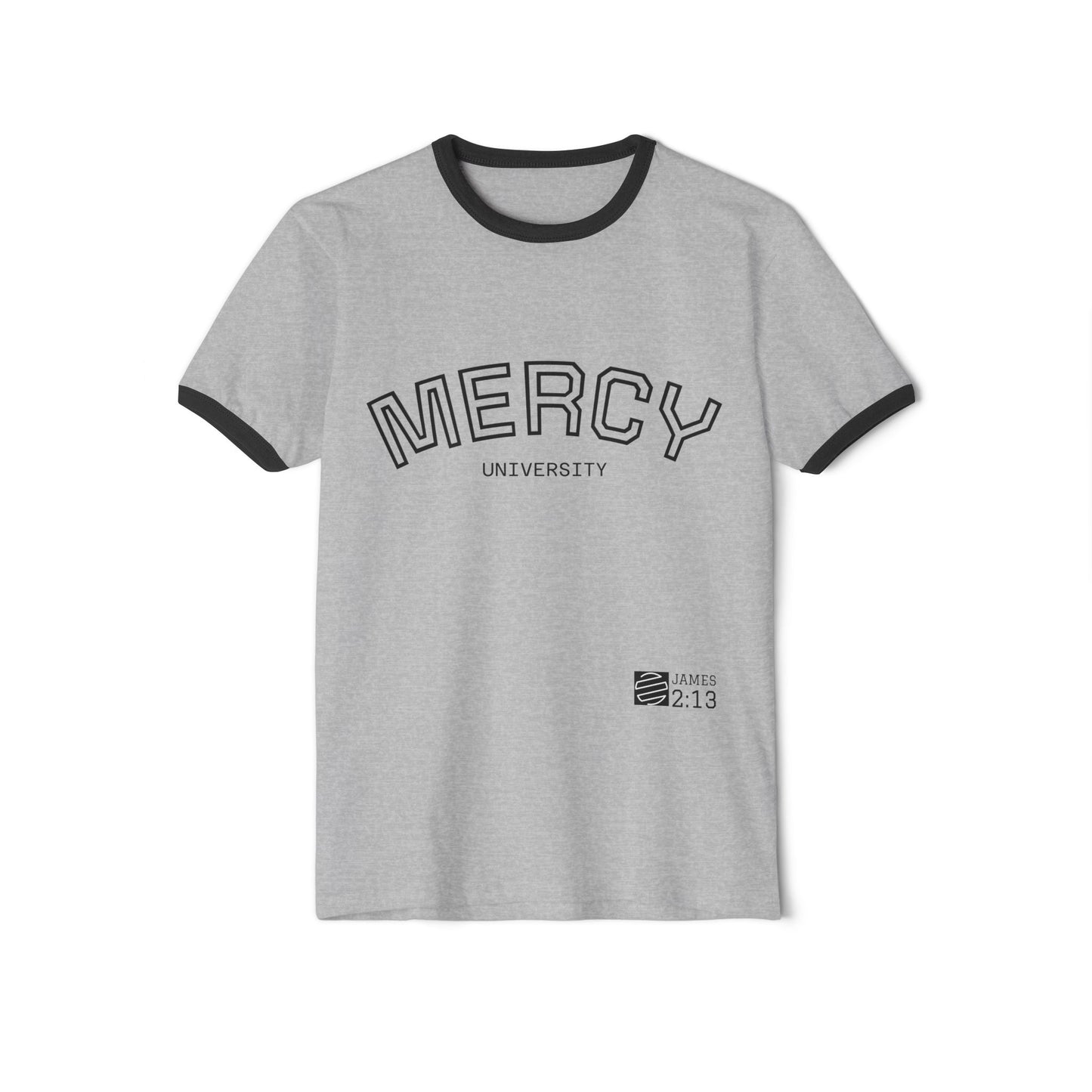 Mercy University Ringer T‑Shirt — Vintage "Original Era" Collegiate Tee
