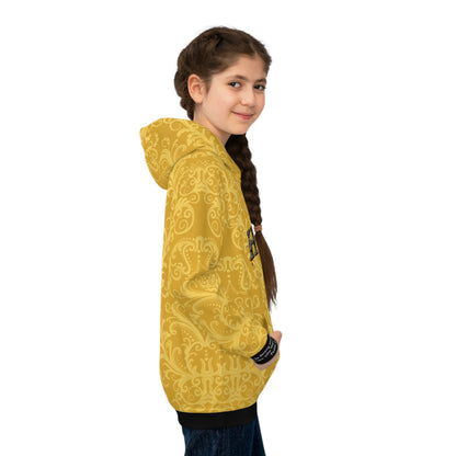 Children's Hoodie – Gold 'HOPE' Psalm 31:24 Kids Sweatshirt