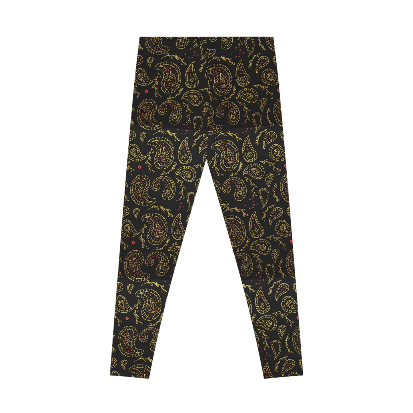 Original Era Retro's Stretch Leggings — Boho Black & Gold