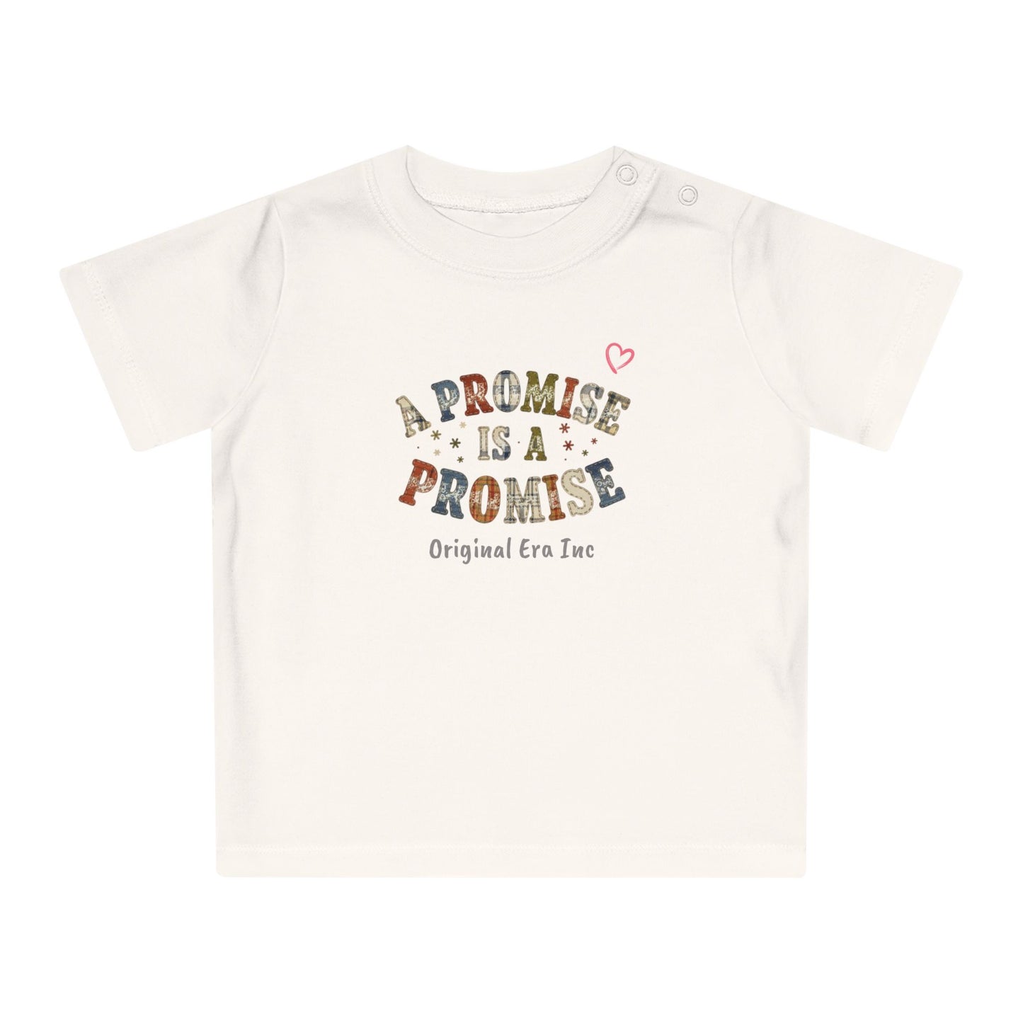 Baby T-Shirt — "A Promise Is A Promise" Vintage Logo Infant Tee