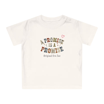 Baby T-Shirt — "A Promise Is A Promise" Vintage Logo Infant Tee