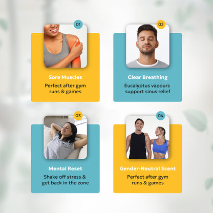 Zen & Hearth Sport Shower Steamers with Eucalyptus & Mint – Post-Workout Aromatherapy for Muscle Recovery & Sinus Relief | Made in Canada