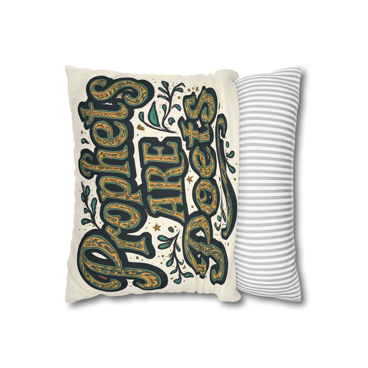 Prophets Are Poets Decorative Pillowcase — Inspirational Quote Throw Pillow