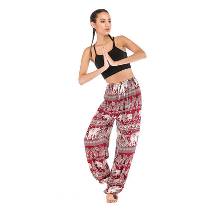 Women's Casual Laced Harem Pants