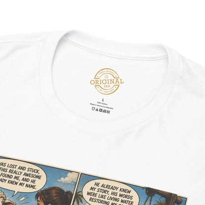 Humbly Comic Interview Panel Tee — Humbly Graphic T-Shirt