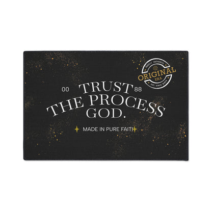 Heavy Duty Floor Mat with Inspirational Design - Trust the Process, Non-Slip Area Rug, Motivational Home Decor, Faith-Based Welcome [...]