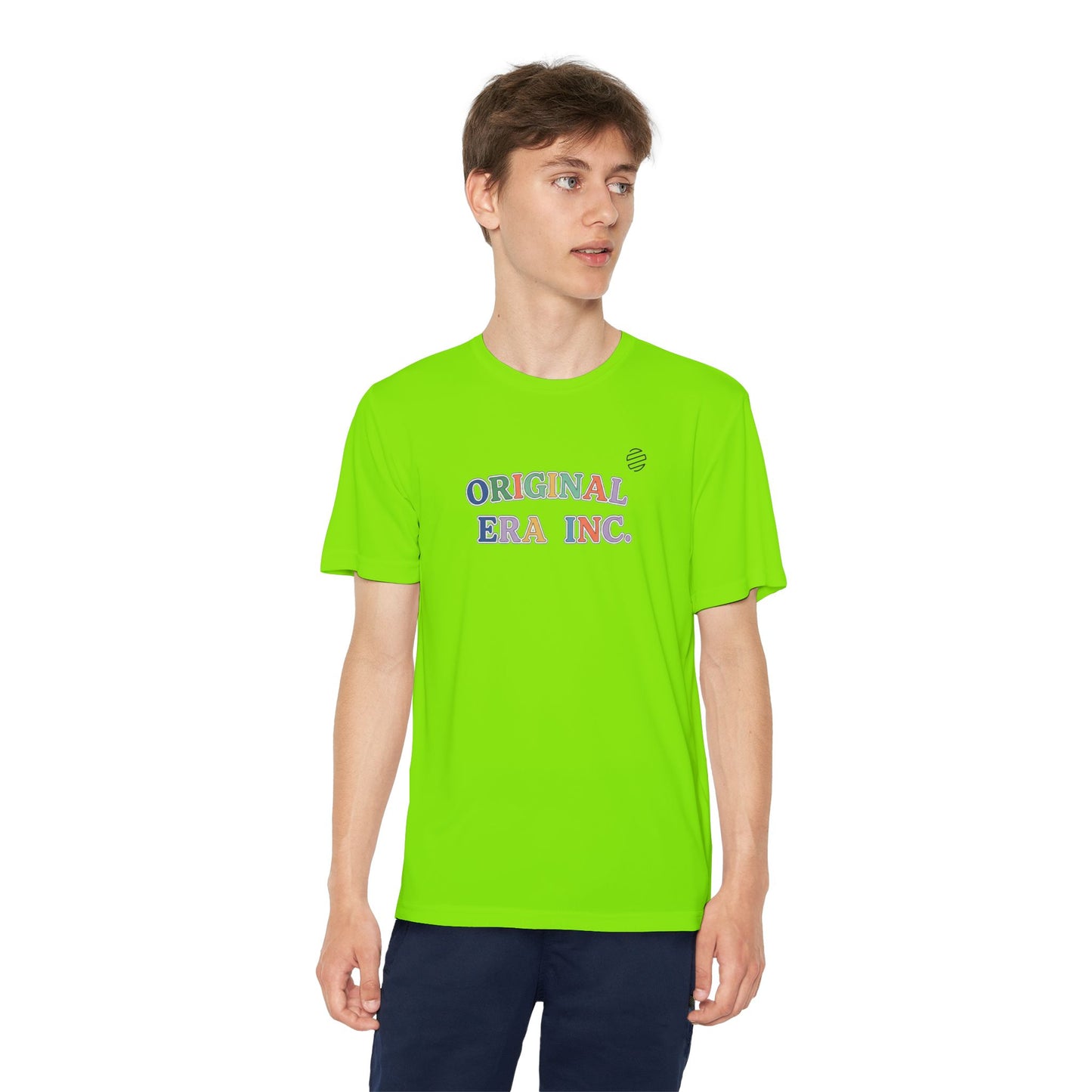 Youth Competitor Tee — "Original Era Inc." Kids' Christian Scripture T-Shirt (Matthew 5:9)