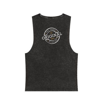 Midnight Breakfast Saxophone Silhouette Tank Top — Jazz Night Music Tee