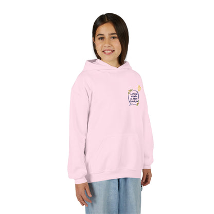 Youth Inspirational Love Quote Cozy Hoodie - Teens