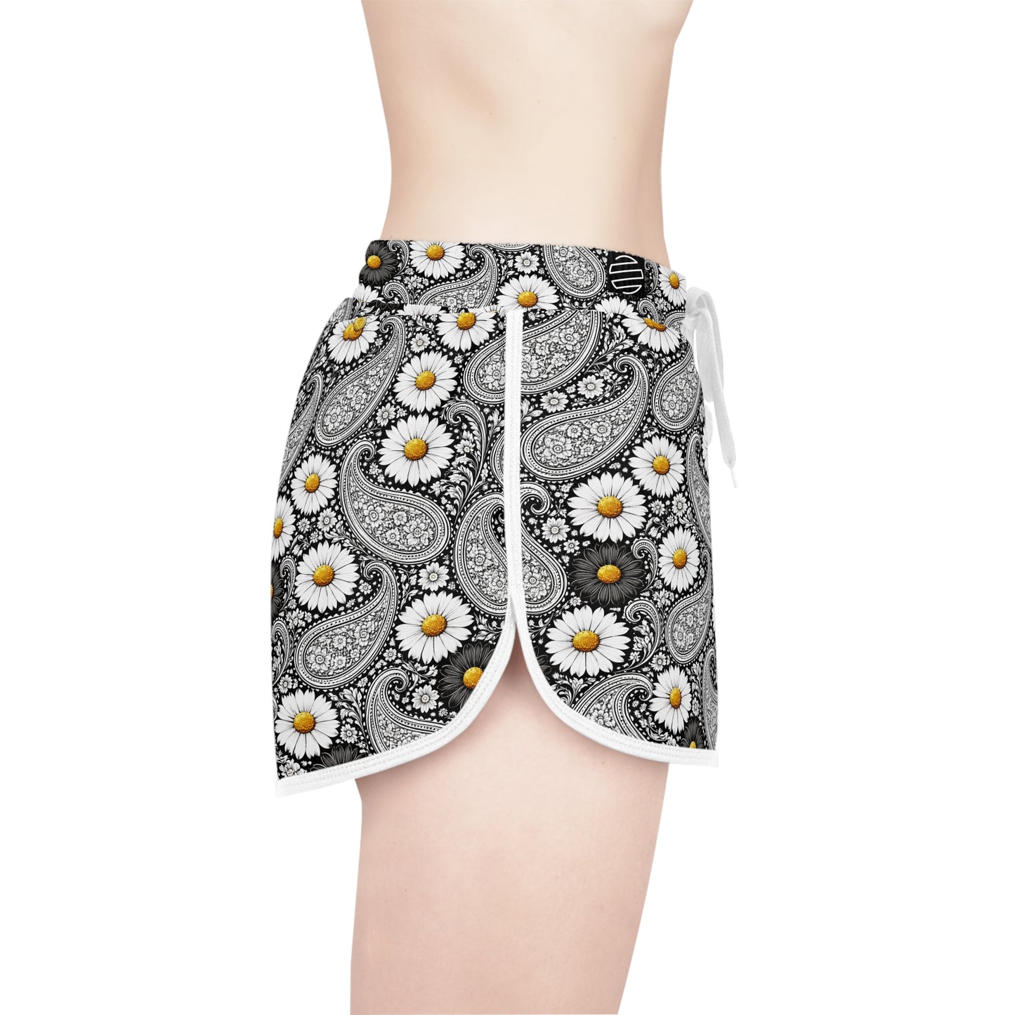 Women's Relaxed Shorts — Floral Boho Lounge & Summer Beachwear