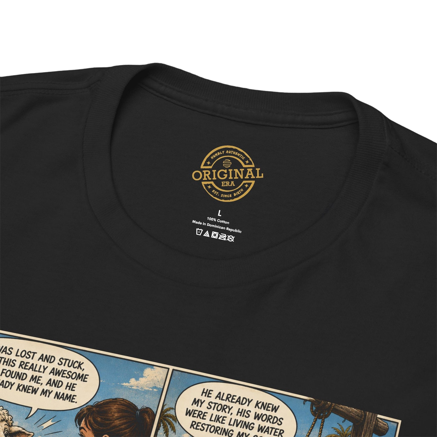 Humbly Comic Interview Panel Tee — Humbly Graphic T-Shirt