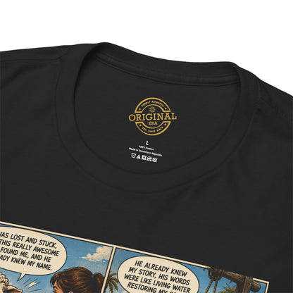 Humbly Comic Interview Panel Tee — Humbly Graphic T-Shirt