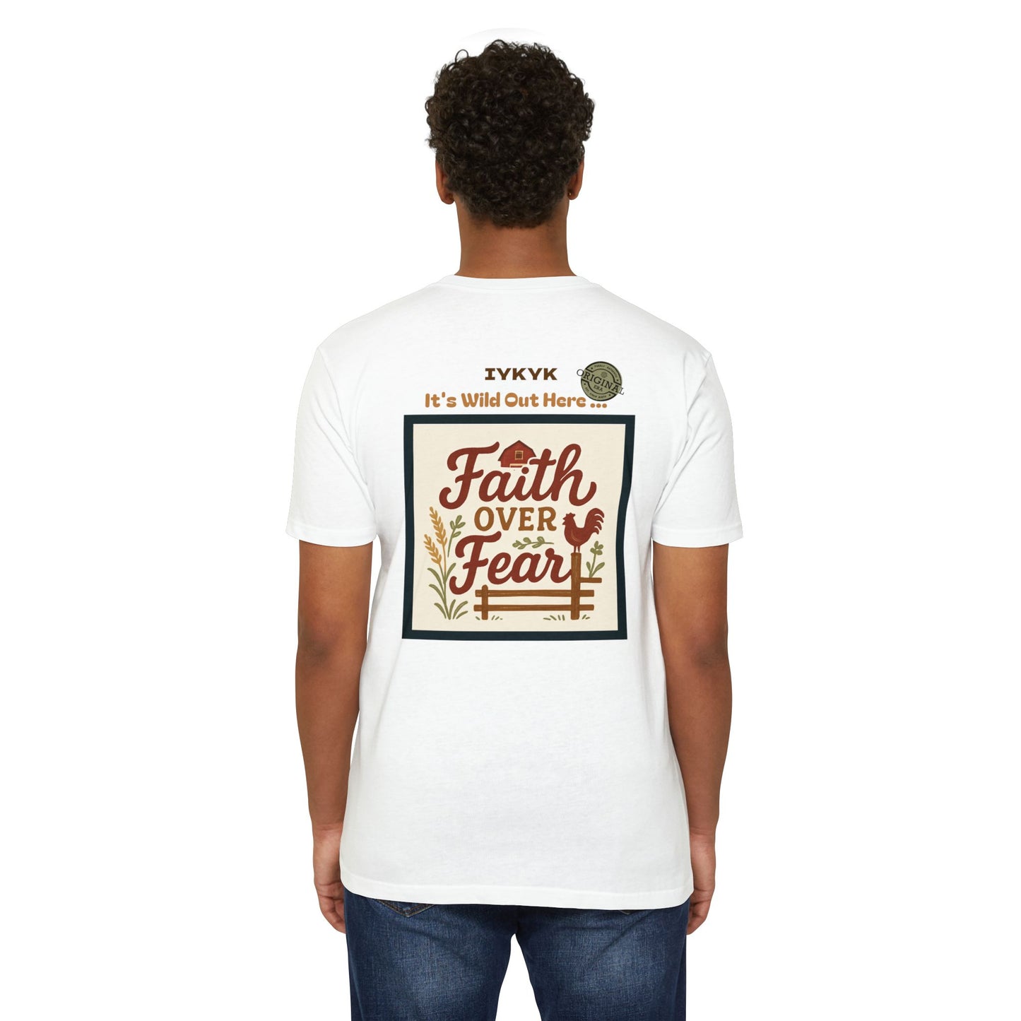 Faith Over Fear Vintage Cow T-Shirt