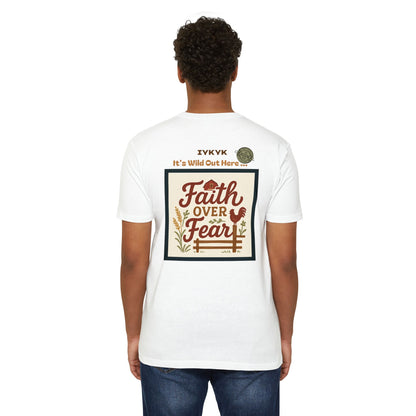 Faith Over Fear Vintage Cow T-Shirt