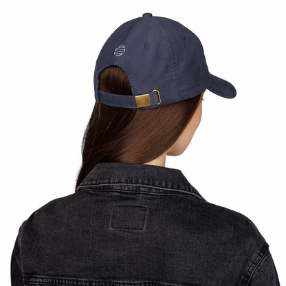 Midnight Breakfast Embroidered Corduroy Cap