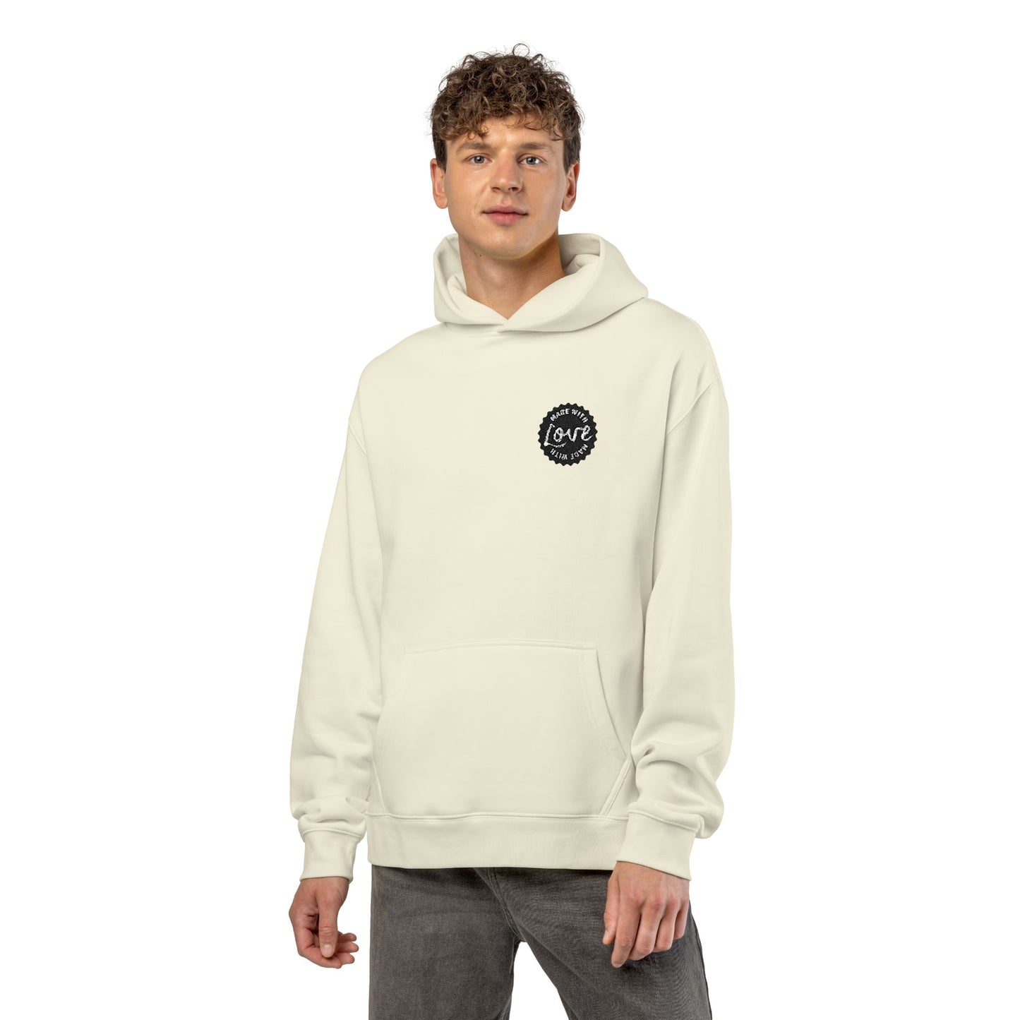 Made with Love Relaxed Hoodie — Cozy Casual Sweatshirt for Everyday Wear